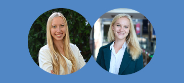 UNIQA Mentorinnen Angela und Magdalena